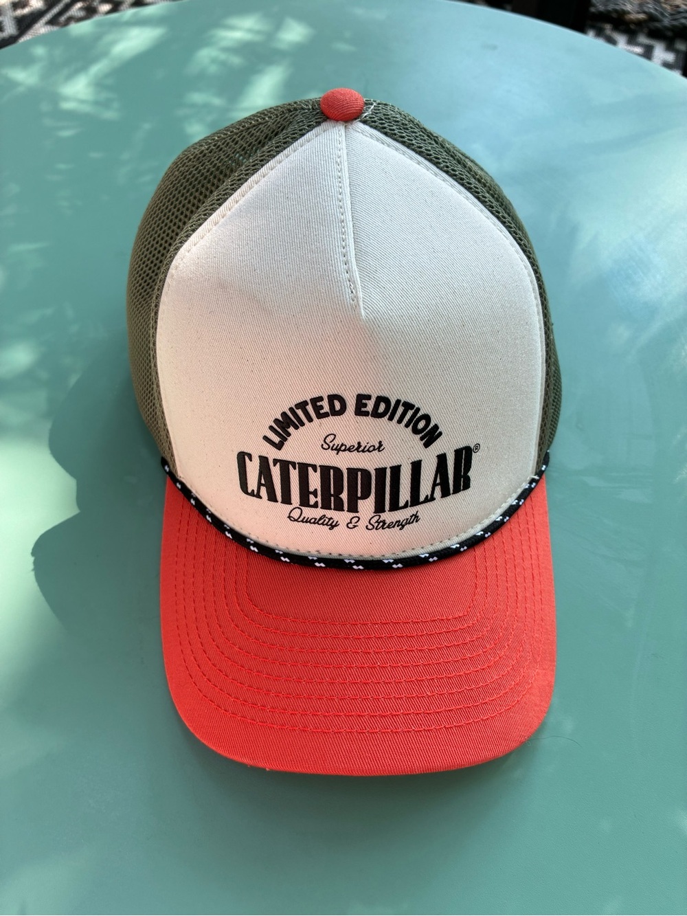 Caterpillar Limited Edition Trucker Hat Mesh Snapback Cap CAT like new